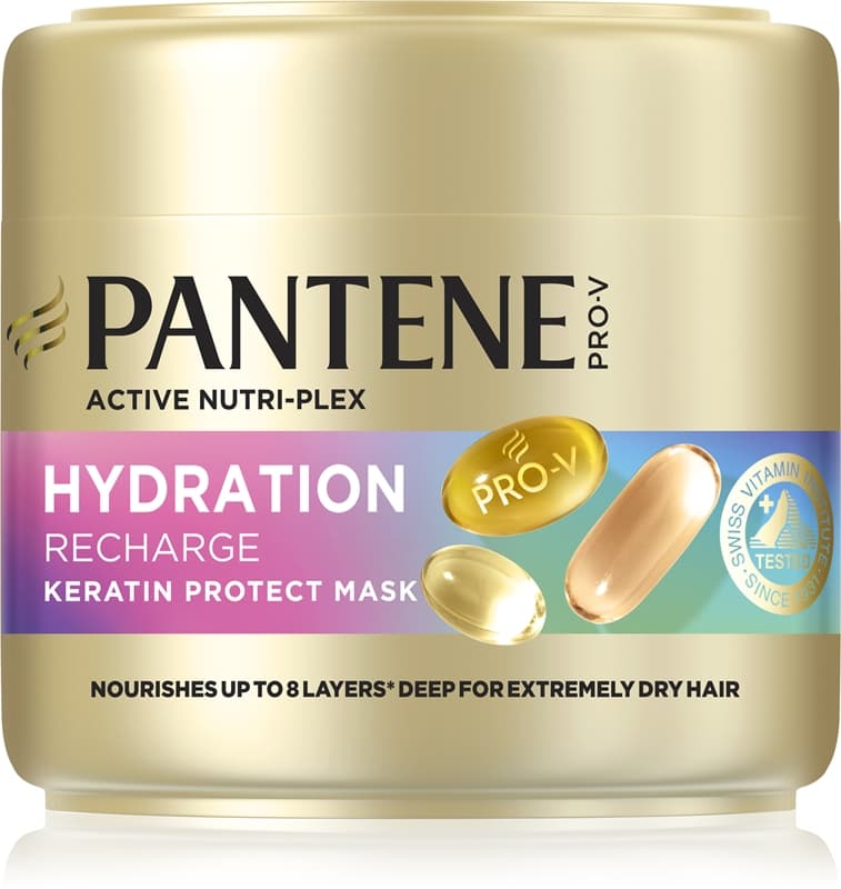 Pro-V Active Nutri Plex Hydration Recharge regenerująco-nawilżająca maseczka do włosów z keratyną