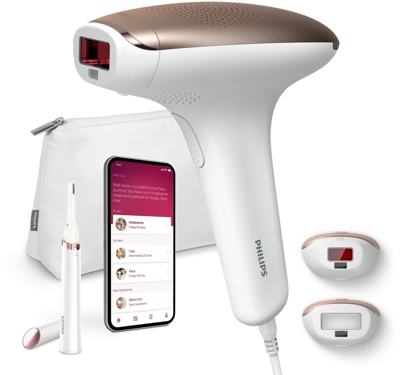 Lumea IPL 7000 BRI921/00 depilator IPL do ciała, twarzy, okolic bikini i pach + trymer do detali