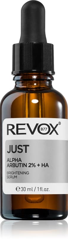JUST Alpha Arbutin 2% + HA serum rozświetlające do twarzy i szyi