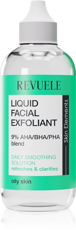 Liquid Facial Exfoliant 9% AHA/BHA/PHA blend serum peelingujące o działaniu złuszczającym do skóry tłustej
