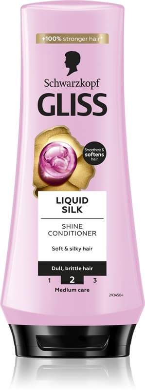 Gliss Liquid Silk balsam regenerujący do wzmocnienia włosów i nadania im większego połysku