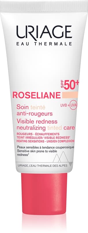 Roseliane CC Cream SPF 50+ krem CC przeciw zaczerwienieniom SPF 50+