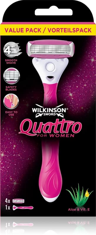 Intuition Quattro for Women maszynka do golenia zapasowe ostrza 4 szt.