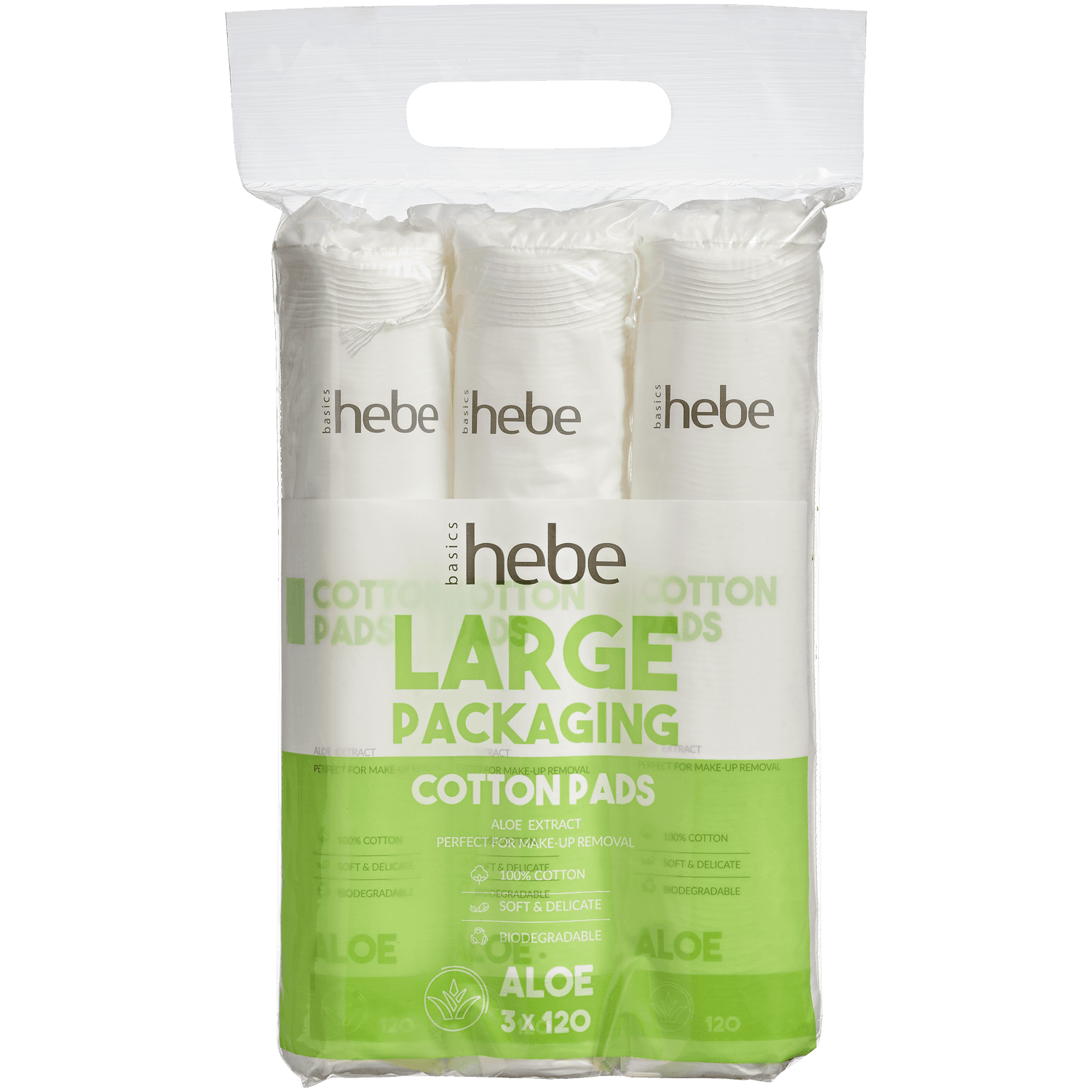 Hebe Basics Large Packaging Aloe